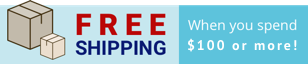 Free Shipping when you spend $50 or more